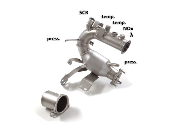 RAGAZZON - DOWNPIPE KAT + ELIMINAZIONE FAP - AUDI A4 F4-B9 - 2.0TDi (140kW) QUATTRO 2015>08/2018