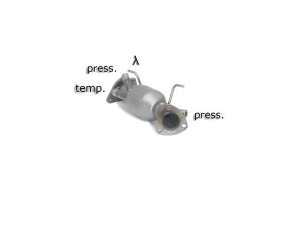 RAGAZZON - DOWNPIPE KAT PER ELIMINAZIONE FAP - AUDI A6 C6 - 2.0TDi (103kW) 2004>2008