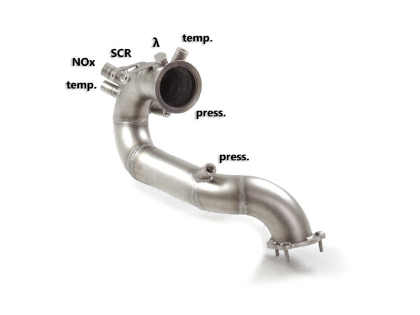RAGAZZON - DOWNPIPE SKAT + ELIMINAZIONE FAP - AUDI A6 C8 - 50TDi QUATTRO (210kW) 06/2018>2020