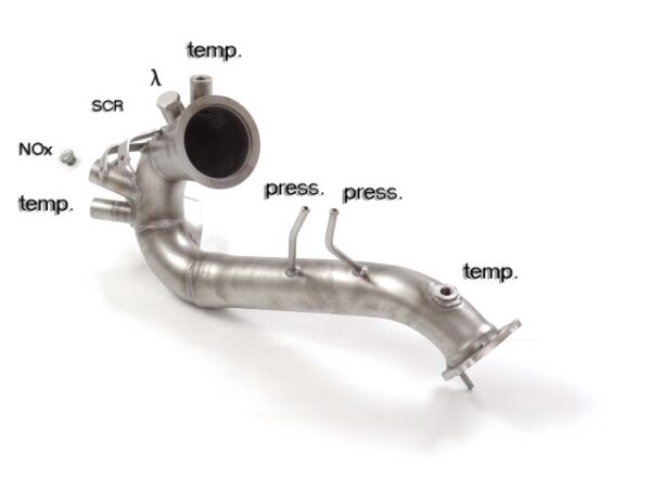 RAGAZZON - DOWNPIPE SKAT + ELIMINAZIONE FAP - AUDI A7 4G8 - 3.0TDi V6 (160kW) 2014>2017