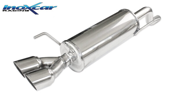 INOX CAR - POSTERIORE CON USCITA 2 X DIAM. 80 RACING ALFA ROMEO MITO 1.4I (78CV) 2013 (DIAM. 42)