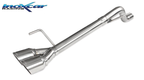 INOX CAR - POSTERIORE SENZA SILENZIATORE CON USCITA 2 X DIAM.80 RACING ALFA ROMEO MITO 1.4 TB (155CV) 2008 (DIAM.55)