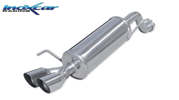 INOX CAR - POSTERIORE CON USCITA 2X DIAM.80 RACING ALFA ROMEO MITO 1.6 JTDM (120CV) 2008 (DIAM. 55)