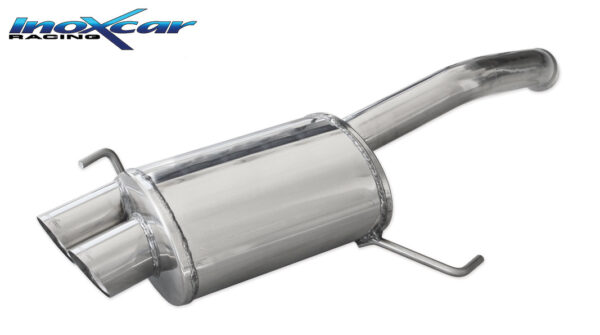INOX CAR - POSTERIORE CON USCITA 2 X DIAM. 80 RACING ALFA ROMEO 147 3.2 GTA (250CV) 2002