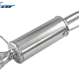INOX CAR - POSTERIORE CON USCITA 2 X DIAM. 80 RACING ABARTH GRANDE PUNTO EVO 1.4 TURBO MULTIAIR (165CV) DIAM. 55