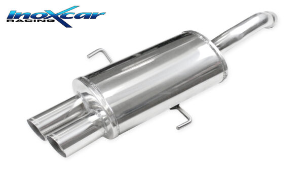 INOX CAR - POSTERIORE CON USCITA 2 X DIAM. 80 RACING ALFA ROMEO GT 3.2 V6 24V (240CV) 2004