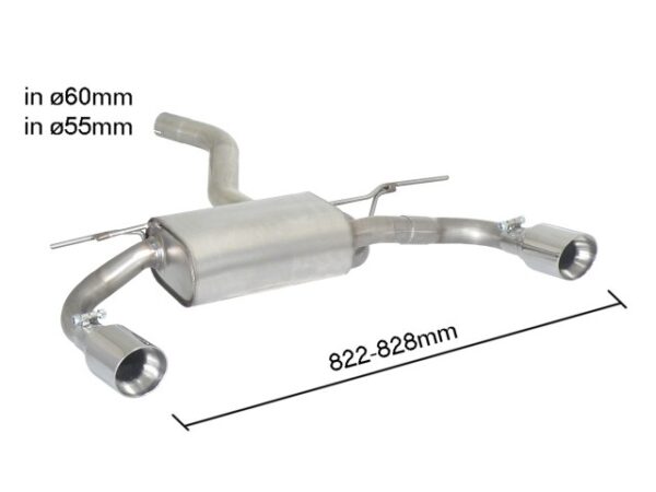 RAGAZZON - TERMINALE - BMW SERIE 3 – F34 318D (105kW) 2013>2015