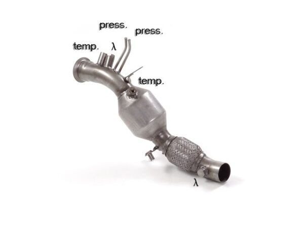 RAGAZZON - DOWNPIPE KAT + ELIMINAZIONE FAP - BMW SERIE 3 – F30 316D (85kW) - 318D - 318D xDrive (110kW - B47) 2015>10/2018