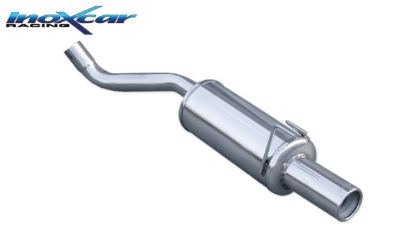 INOX CAR - POSTERIORE CON USCITA SINGOLA DIAM.80 ALFA ROMEO 145 1.8 TS (140CV) 1996