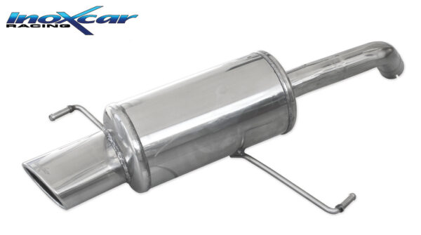 INOX CAR - POSTERIORE CON USCITA SINGOLA OVALE ALFA ROMEO 147 1.9 JTD (120CV-150CV) 11/2004