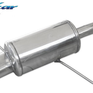 INOX CAR - POSTERIORE CON USCITA SINGOLA OVALE ALFA ROMEO 147 1.6 TS (105CV) 2001