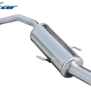 INOX CAR - POSTERIORE CON USCITA SINGOLA DIAM.80 ALFA ROMEO 156 1.8 TS (140CV-145CV) 1997