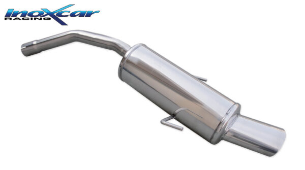 INOX CAR - POSTERIORE CON USCITA SINGOLA OVALE ALFA ROMEO 156 2.4 JTD (150CV) 1997