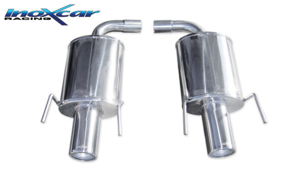 INOX CAR - POSTERIORE CON USCITA DX+SX DIAM.102 ALFA ROMEO 159 2.2 JTS (185CV) 2005