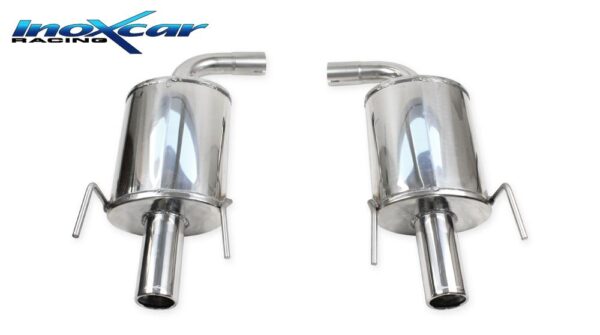 INOX CAR - POSTERIORE CON USCITA DX+SX DIAM.80 ALFA ROMEO 159 2.2 JTS (185CV) 2005