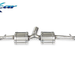 INOX CAR - POSTERIORE CON 2 SILENZIATORI CON USCITA DIAM. 100 RACING DX+SX ALFA ROMEO 4C 1750 TBI (241CV) COUPÈ