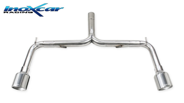 INOX CAR - POSTERIORE SENZA SILENZIATORE CON USCITA DIAM. 102 DX+SX ALFA ROMEO GIULIETTA 1750 TBI (241CV) QUADRIFOGLIO VERDE 2014