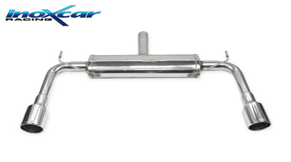 INOX CAR - POSTERIORE CON USCITA DIAM. 100 X-RACE DX+SX ALFA ROMEO GIULIETTA 1750 TBI (241CV) QUADRIFOGLIO VERDE 2014