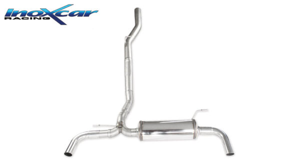 INOX CAR - POSTERIORE CON SILENZIATORE DX+SX ALFA ROMEO GIULIA 2.2 DIESEL VELOCE (210CV) 2018