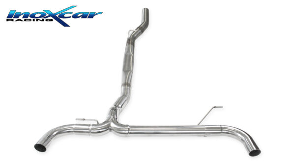 INOX CAR - POSTERIORE SENZA SILENZIATORE DX+SX ALFA ROMEO GIULIA 2.2 DIESEL VELOCE (210CV) 2018
