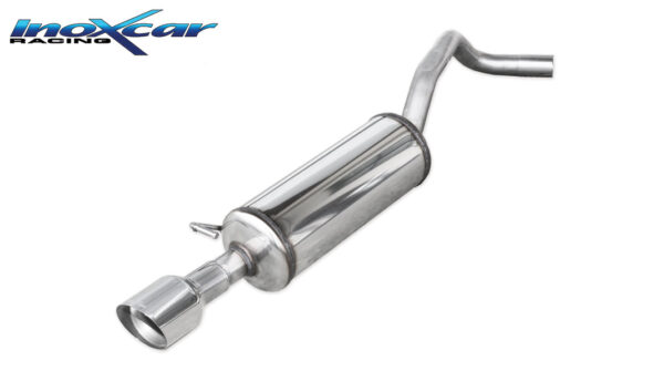 INOX CAR - POSTERIORE CON USCITA DIAM. 102 RACING  AUDI A1 / S1 8X 1.6 TDI (90CV)