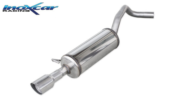 INOX CAR - POSTERIORE CON USCITA DIAM.90 RALLY AUDI A1 / S1 8X 1.6 TDI (90CV)