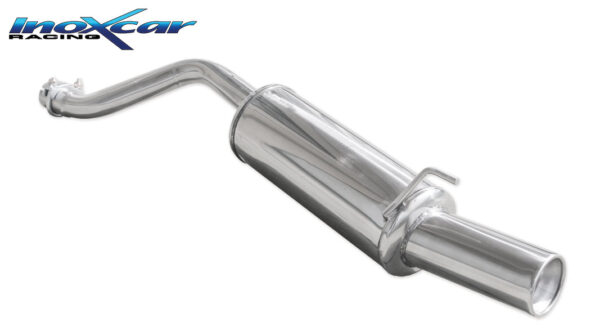 INOX CAR - POSTERIORE CON USCITA DIAM. 102 ABARTH GRANDE PUNTO 1.4 T-JET (155CV) 2007