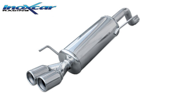 INOX CAR - POSTERIORE CON USCITA 2X DIAM.80 ABARTH GRANDE PUNTO EVO 1.4T MULTIAIR SUPERSPORT (180CV) 2012