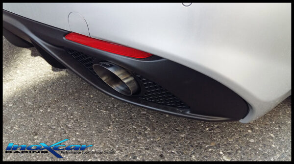 INOX CAR - KIT USCITE DIAM.102 RACING DX+SX ALFA ROMEO GIULIA Q4 VELOCE 2.0 TURBO (280CV) 2016