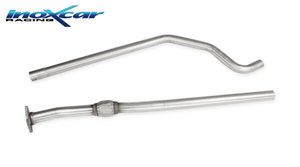 INOX CAR - TUBO CENTRALE DIRETTO ALFA ROMEO MITO 1.4I (79CV) 2008–2012 (DIAM. 45)