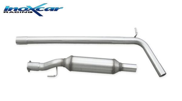 INOX CAR -  TUBO CENTRALE CON SILENZIATORE AUDI A1 / S1 8X 1.4 TFSI SPORT (185CV) 2011