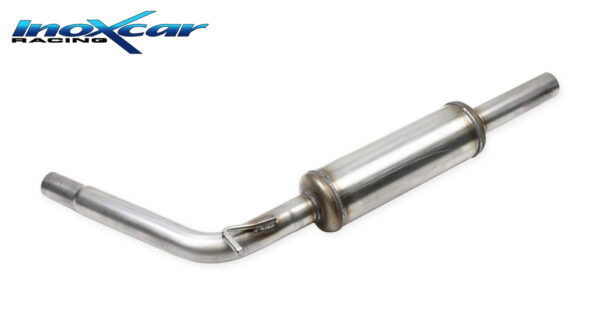 INOX CAR - TUBO CENTRALE SILENZIATO AUDI A1 / S1 8X 1.0 TFSI (82CV-95CV) S-LINE 2015