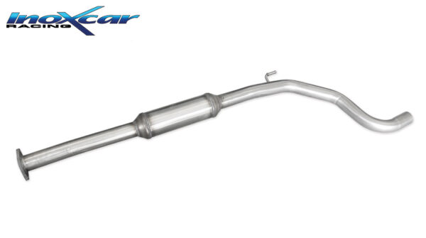 INOX CAR - TUBO CENTRALE CON SILENZIATORE ABARTH GRANDE PUNTO 1.4 T-JET (155CV) 2007 - MAGGIORATO