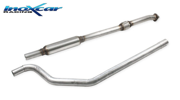 INOX CAR - TUBO CENTRALE SILENZIATO ALFA ROMEO MITO 1.4I (79CV) 2008–2012 (DIAM. 45)