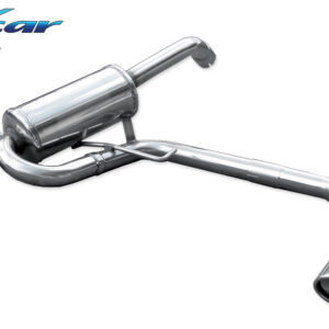 INOX CAR - POSTERIORE DUPLEX CON USCITA SINGOLA OVALE ALFA ROMEO 147 2.0 TS (150CV) 2001