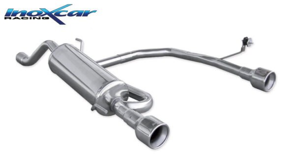 INOX CAR - POSTERIORE DUPLEX CON USCITA DIAM. 102 ALFA ROMEO MITO 1.4 TB (120CV) 2009 (DIAM. 50)