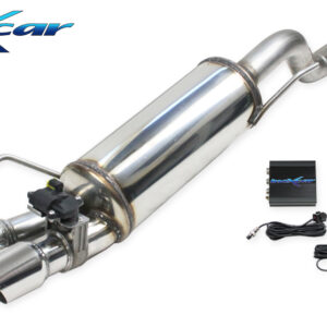 INOX CAR - POSTERIORE SILEZIATO CON USCITA 2 DIAM. 80 RACING + VALVOLA CON MOTORINO ELETTRICO + TELECOMANDO ALFA ROMEO MITO 1.4 TB (155CV) 2008 (DIAM.55)