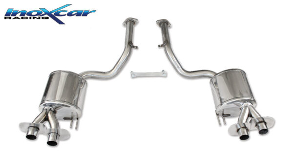 INOX CAR - POSTERIORE SILENZIATO DX+SX KIA STINGER GT 3.3 T-GDI 4WD 370CV 2018