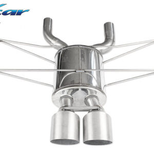 INOX CAR - POSTERIORE CON USCITE CENTRALI 2 X DIAM. 114 RACING JAGUAR F-TYPE 2.0 TURBO (300CV) 2017