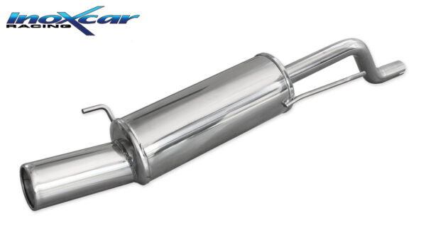 INOX CAR - POSTERIORE CON USCITA SINGOLA DIAM.102 FIAT GRANDE PUNTO 199 1.4 77CV / 1.4 16V 95CV 2005