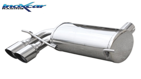 INOX CAR - POSTERIORE CON USCITA 2 X DIAM. 80  RACING AUDI A3 8P 3.2 V6 4WD 250CV 2006