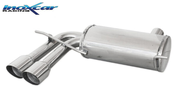INOX CAR - POSTERIORE CON USCITA 2 X DIAM. 80 RACING AUDI S3 8P SPORTBACK 2.0 TFSI 265CV 2008