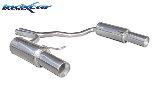 INOX CAR - POSTERIORE CON USCITA DIAM. 102 DX+SX AUDI A4 B6 1.8 TURBO 20V 2WD 2001