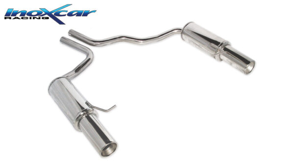 INOX CAR - POSTERIORE CON USCITA DX+SX DIAM.102 AUDI A4 B6 2.5 TDI 180CV 2001