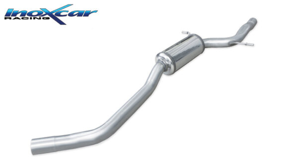 INOX CAR - TUBO CENTRALE CON SILENZIATORE AUDI A4 B8 QUATTRO 2.0 TFSI 211CV 2008
