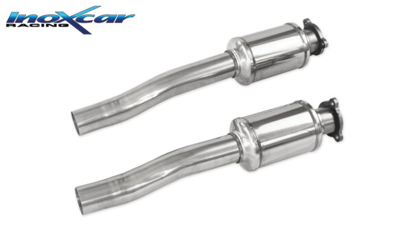 INOX CAR - TUBO SOSTITUZIONE 2 CAT. CON CATALIZZATORE METALLICO SPORTIVO AUDI RSQ3 8U 2.5 TFSI 310CV 2014
