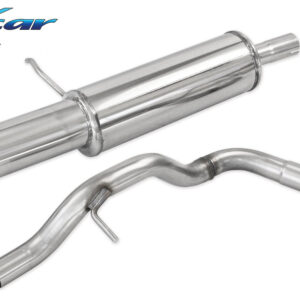 INOX CAR - POSTERIORE CON USCITA SINGOLA DIAM.102 AUDI TT 8N 1.8 TURBO 2WD 180CV 99-05