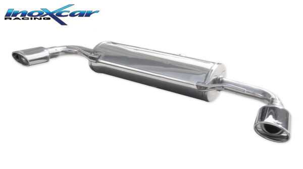 INOX CAR - POSTERIORE DUPLEX CON USCITA OVALE AUDI TT 8J 2.0 TFSI 200CV 2006
