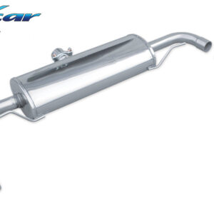 INOX CAR - POSTERIORE DUPLEX CON USCITA OVALE AUDI TT 8J 3.2 V6 QUATTRO 250CV 2006