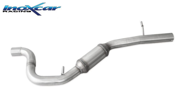INOX CAR - TUBO CENTRALE CON SILENZIATORE AUDI TT 8J 3.2 V6 QUATTRO 250CV 2006